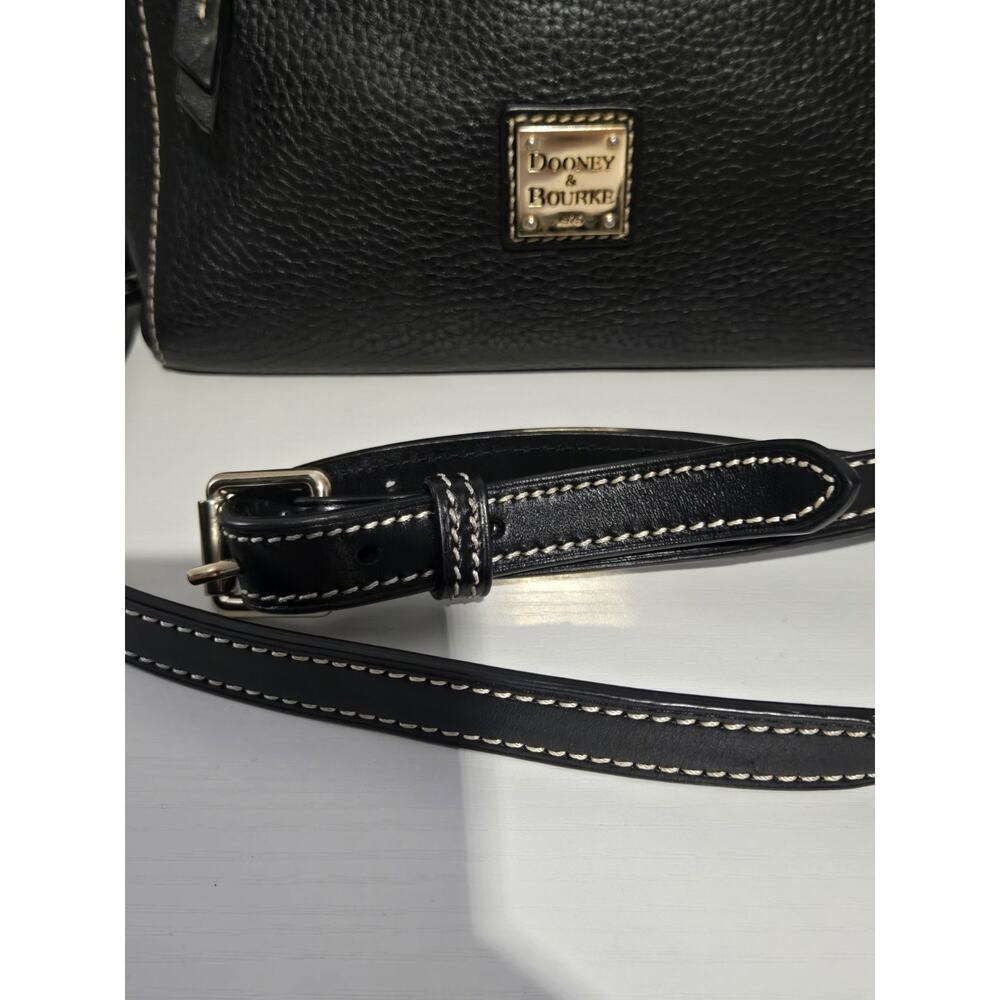 Dooney & Bourke Pebble Leather Allison Crossbody Bag Purse Black - Picture 7 of 16